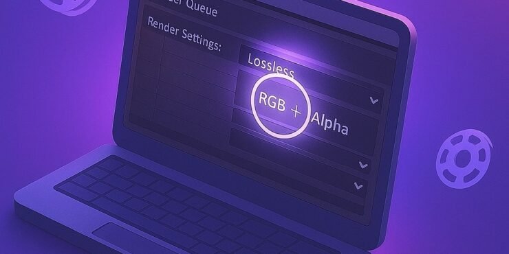 How to Export Transparent Background Videos from After Effects