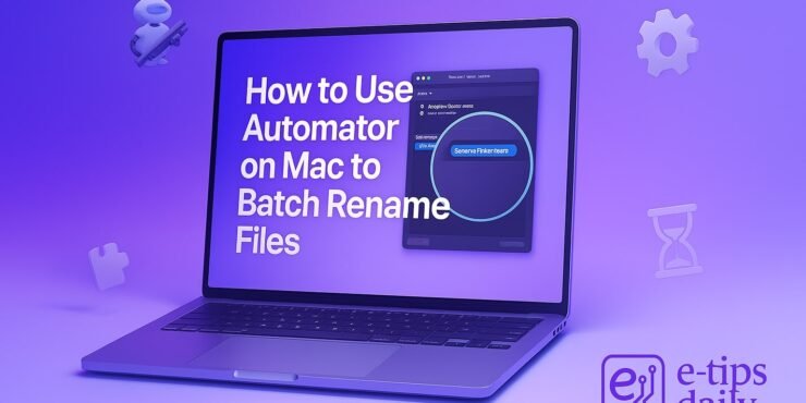 How to Use Automator on Mac to Batch Rename Files (Quick & Easy Workflow)