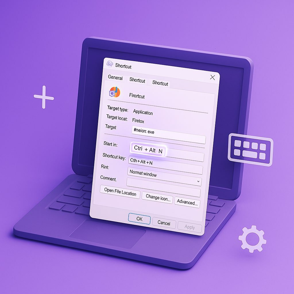 How to Create a Custom Keyboard Shortcut on Windows (Fast Access to Any App)