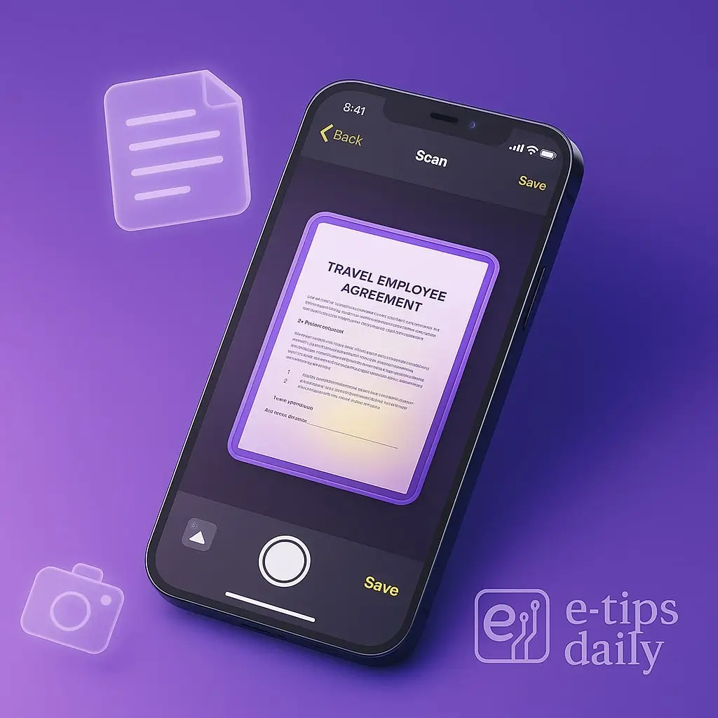 How to Scan Documents with iPhone’s Notes App (Fast, Clear & Free)