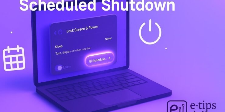 How to Schedule Shutdown on Mac or PC (Save Energy & Time)