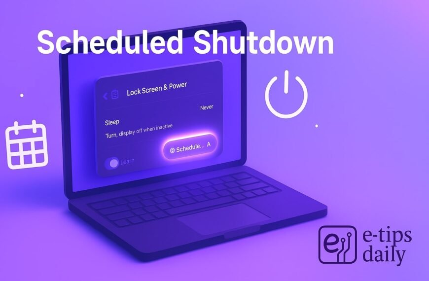 How to Schedule Shutdown on Mac or PC (Save Energy & Time)