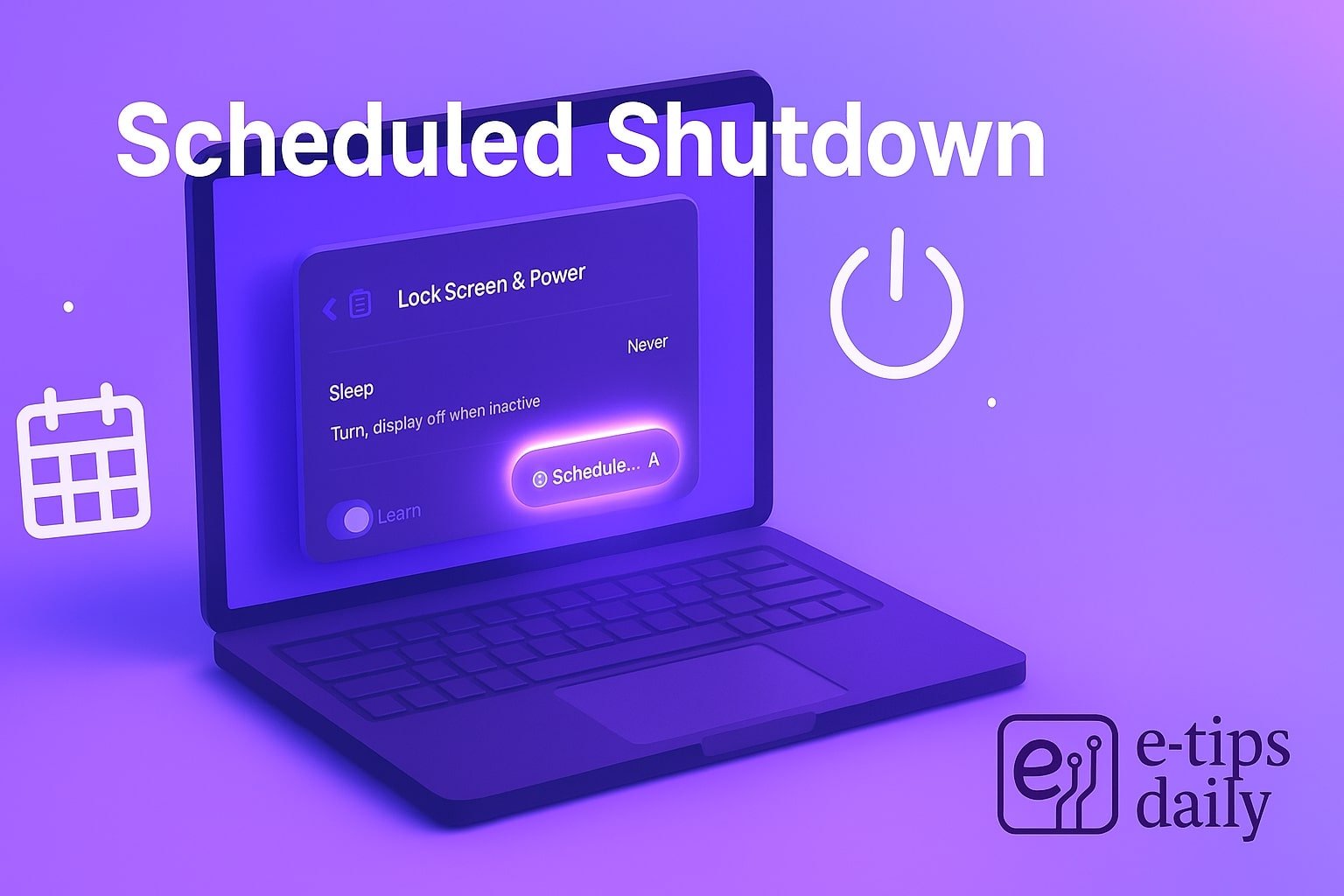 How to Schedule Shutdown on Mac or PC (Save Energy & Time)
