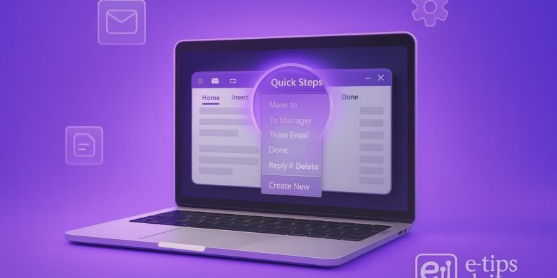 Automate Emails with Outlook Quick Steps