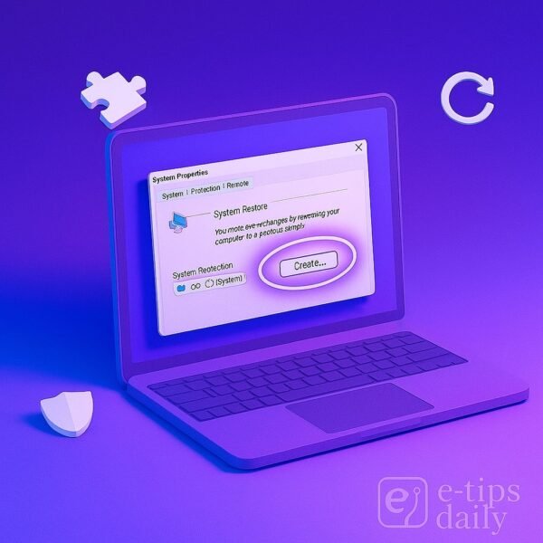 Create a System Restore Point