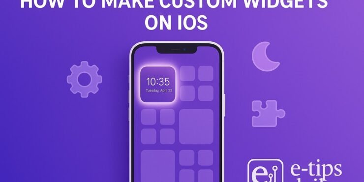 Make Custom Widgets on iOS